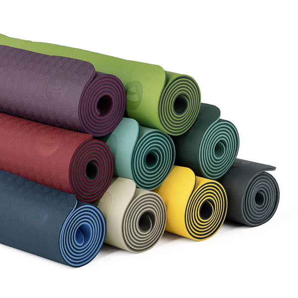 TAPPETINO YOGA ECOLOGICO SUPERLEGGERO LOTUS PRO, TPE 6mm