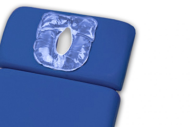 12x10 cm Blu Baoblaze Supporto Cuscino Silicone Lettino Massaggio Viso Salute Accessorio 