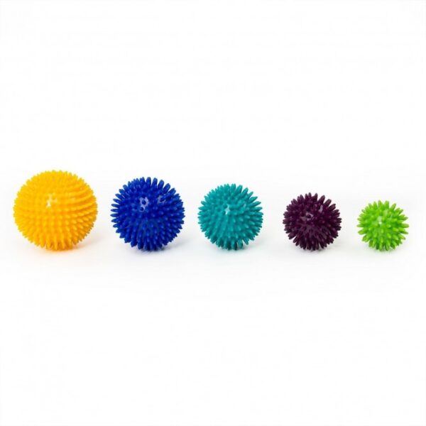 SET 5 PALLINE RICCIO PER MASSAGGIO - SPIKY BALL