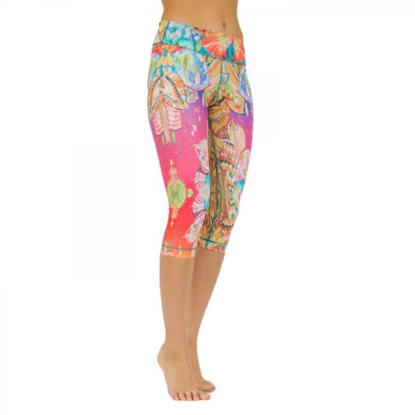 LEGGINS DONNA CAPRI BARCELONA PER YOGA E PILATES